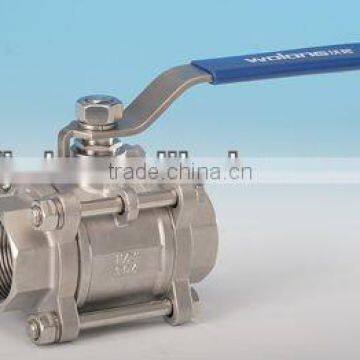 pneumatic three-piece(flange) butterfly valve