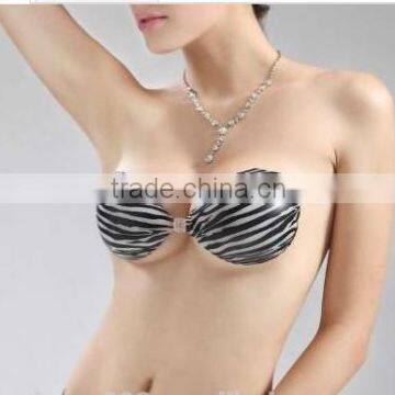 High Quality Bras Beautiful Fashion Uplift Strapless Sponge Invisible Zabra Bra