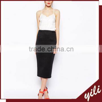 Hot sales office lady latest long skirt design