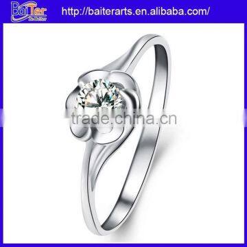 Wholesale 925 Sterling Silver Bezel Setting Band Ring,silver Promise Rings for Men photo-3