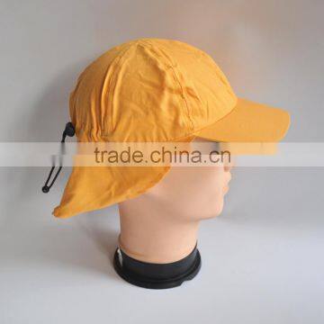 100% Cotton UV 50+ Protection Promotional Flap Kids Caps