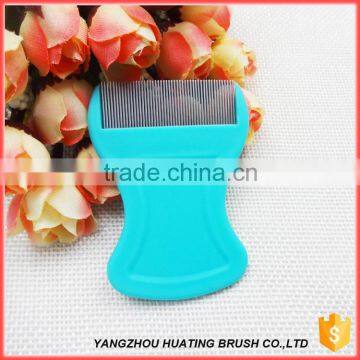 OEM dog grooming cheap personalized pocket metal lice comb for sale