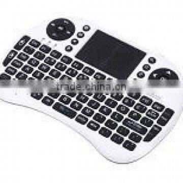 2016 Hot sale Rii Mini i8 Wireless Keyboard with Touchpad for PC Pad Google Andriod TV Box MIni PC