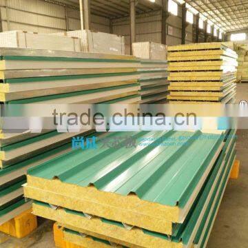 Good quality fireproof roch wool sandwich panel