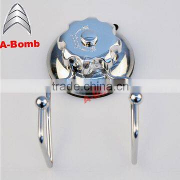 2016 new design easily use mental chrome dual hooks door hooks/clothes hooks/coat hooks/ bag hooks