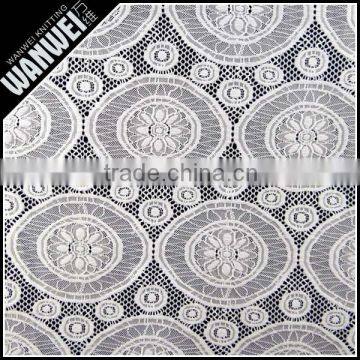 Wheel flowers with anelastic pressure yarn fabric for skirts and wedding dress spandex nylonlace fabric wholesale K-152