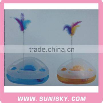 Cat Amusing Stick Cat Toys With Plastic Base and Spring