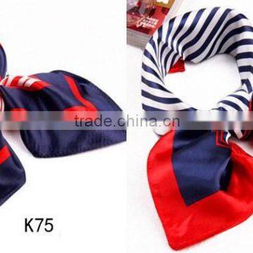 women Silk Satin square Scarf Neckerchief SS-005