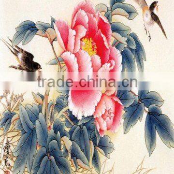 Waterproof Silky Satin Cloth for chinese oil painting reproduction