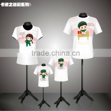 Cute 100% polyester family clothing set,kids cartoon t shirt                        
                                                Quality Choice