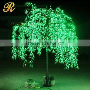 2015 new design street decortaion CE and RoHs standard led lighted willow tree