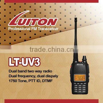 Luiton vhf/uhf two way radio LT-UV3 with loud speaker