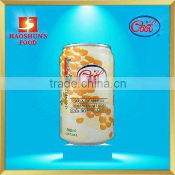 canned soya bean milk