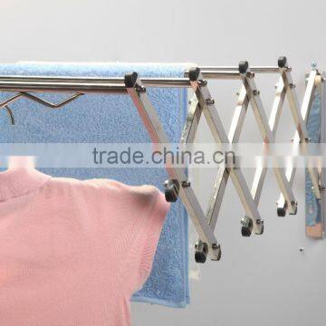 Stainless steel wall mount drying rack