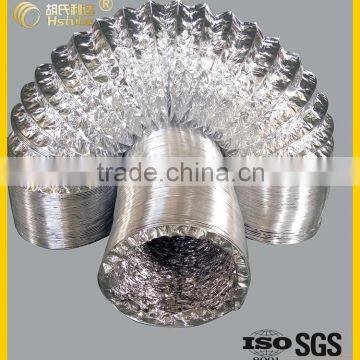 HVAC Aluminum Foil Polyester Insulated Flexible Air Conditioner Ventilation Duct photo-3