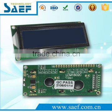 16*2 LCD modules with low operating voltage blue character