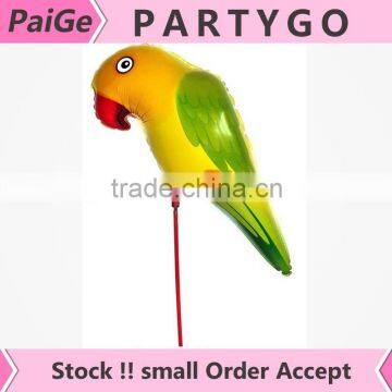 46*46cm Party Decoration Balloons,Inflatable Classic Toys parrot Balloon with stick and cup