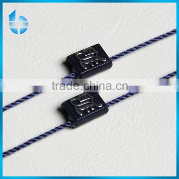 Fashionable plastic seal tag with string lock