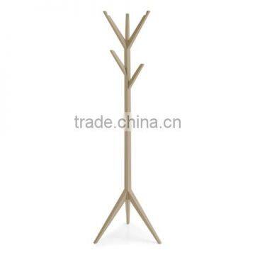 clothes and hat display stand for living room eco-friendly bamboo clothes display racks cloth hanger stand wholesale