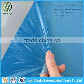 black and white HIGH adhesive protective film for pvc