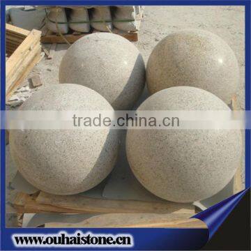 Outdoor garden natural granite decorative stone ball