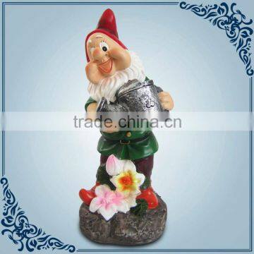 2014 new design resin Seven Dwarfs figurine for garden decoration