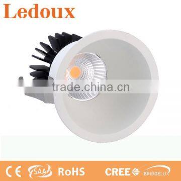 6w anti-glare recessed round cob led ceiling light fixture