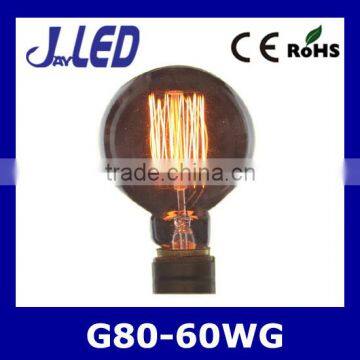 G80 bulb 40w incandescent glass light