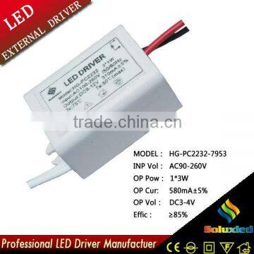 HG-PC2232-7953 LED driver lamps driver 1*3W