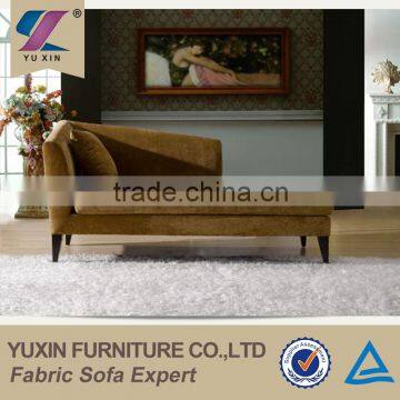 High Grade Copper Nail Chaise Lounge With Wood Legs Quality Choice Most Popular photo-3