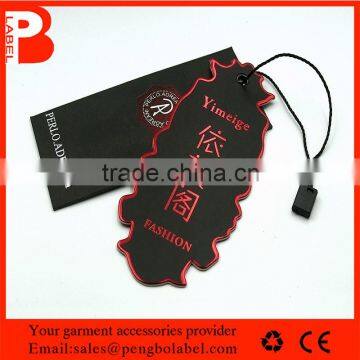 cheap price high quality printed cardboard hang tag for clothing