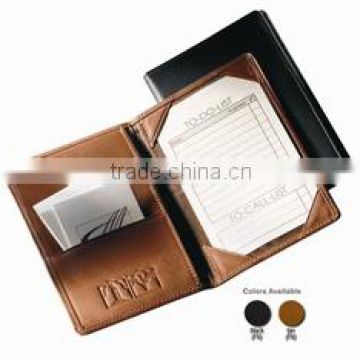 Factory Price Memo Pad Custom Leather Padfolio