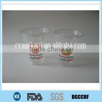 plastic cup with printed