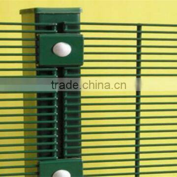 heavy security anti climb PVC coated 358 wire mesh fence