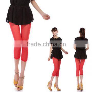 3/4 Length Net Fabric Fashion Women Leggings for Summer