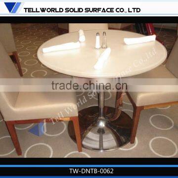 White High Gloss Dining Table Banquet Round Table