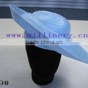 Different sizes of hat body with satin fabric
