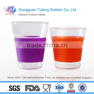 Dongguan competitive price handsome mug glass sleeve silicone cup covers