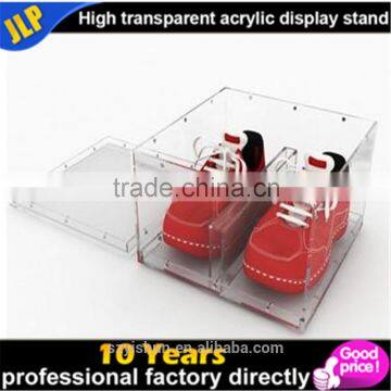 Hot Sale High Quality Clear Acrylic Shoe Box Easy To Assemble