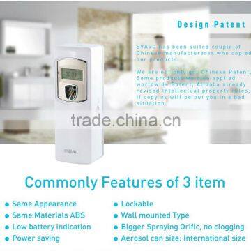 lavatory auto perfume dispenser with remote control and LED screen