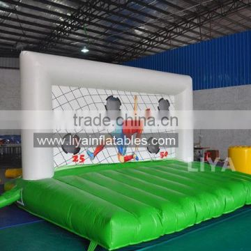 inflatable soccer shooting goal,inflatable football toss game,football shooting