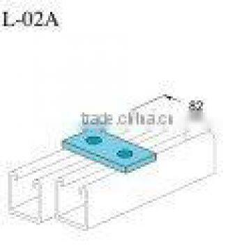 two-hole splice plate