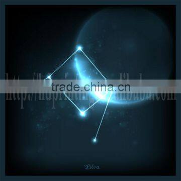 libra constellation and star led canvas light of children gift