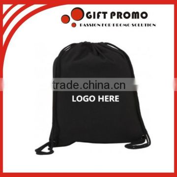 Hot Selling Black Cotton Drawstring Shoe Bags