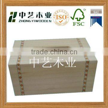 Trade assurance Wooden rectangular tissue box holder for hotels/retail stores