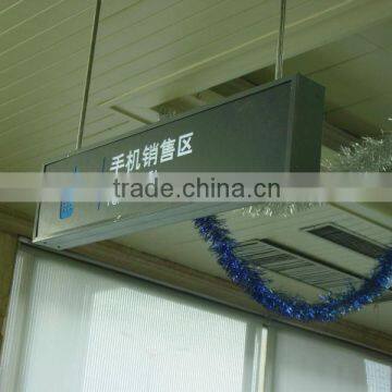 Professional suspended doulbe-sided lightbox