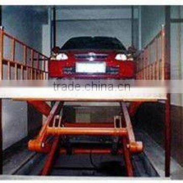 Goods lift machine of stationary litting table