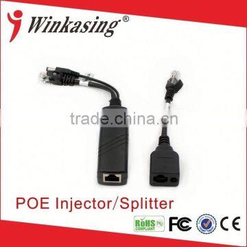 poe splitter cable industrial poe switch poe splitter 100m for cctv camera YJS-POE100M