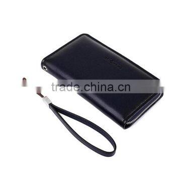 Best Mens Cow Leather Wallets Wholesale Travel Passport Ticket Holder Wallet photo-4