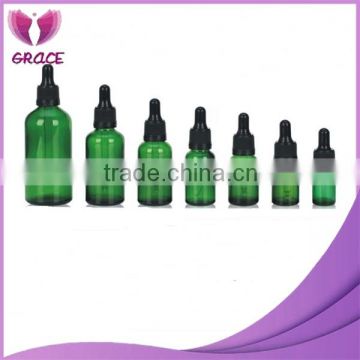 30ml green glass dropper bottles 1oz 30 ml glass essential oil bottle